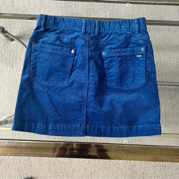 Mountain Khakis Turquoise Corduroy Mini Skirt - Picture 2 of 7